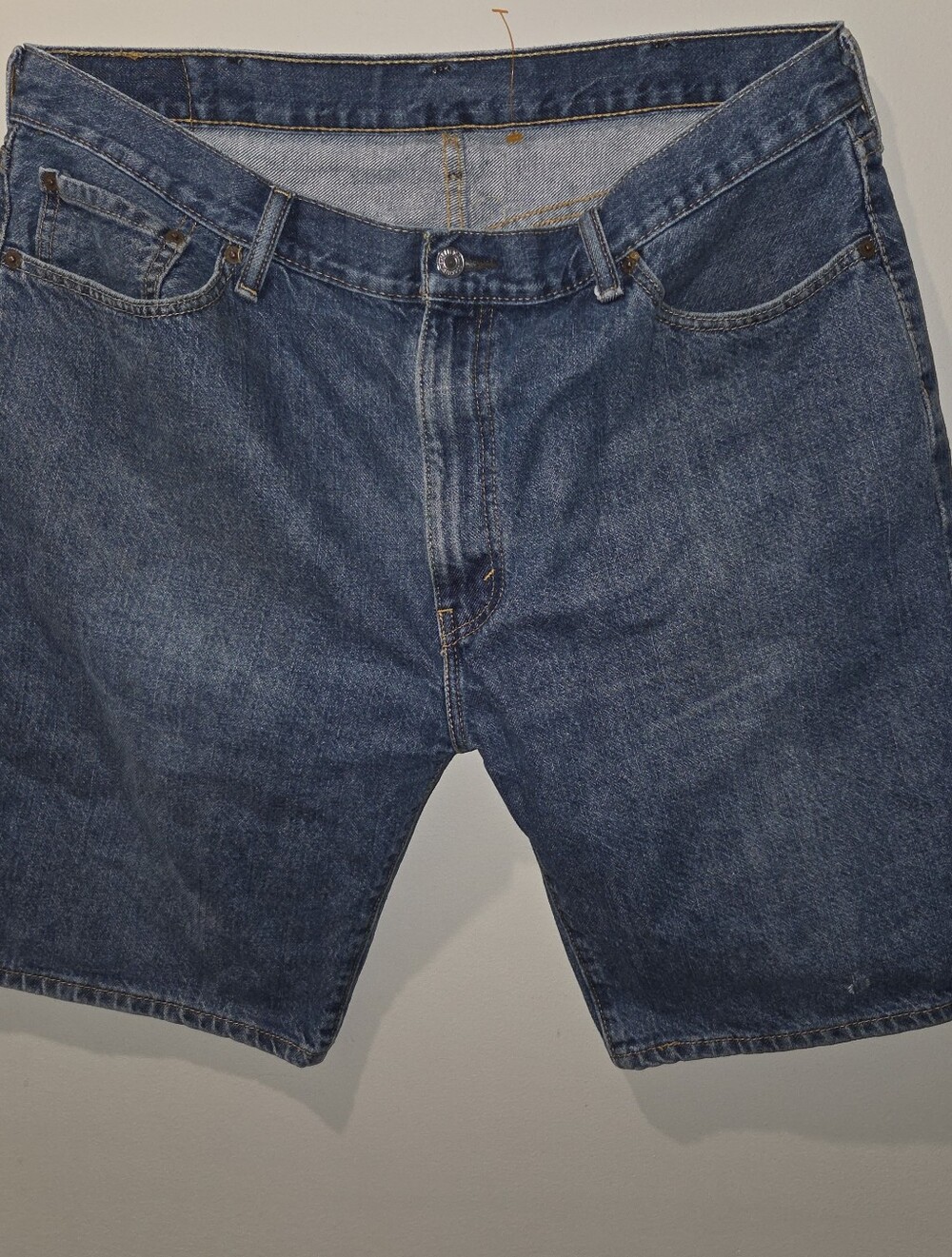 Levi's 505 regular fit denim shorts blue W40